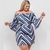 Vestido Feminino Plus Size Ciganinha Estampado de Fivela 0248