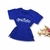 Imagem do Blusa T-Shirt Feminina Manga Curta Estampa Com Frase