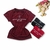 Imagem do Blusa T-Shirt Feminina Manga Curta Estampa Com Frase