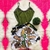 Conjunto Feminino Blusa perolas Short Estampado cinto 0235 na internet