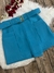 Short Saia Plus Size Frente e Costas/trás com Cinto e Bolso 0071 - comprar online