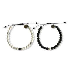 Pulseira Together Pedras 6mm - OLIPIPE