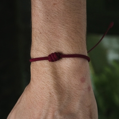 Pulseira Knot Bordô - comprar online