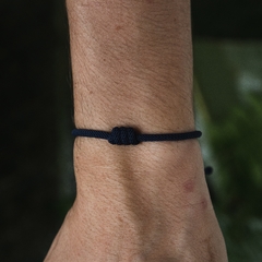 Pulseira Knot Azul Marinho - comprar online