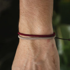 Pulseira Canoa Bordô - comprar online