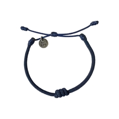 Pulseira Knot Azul Marinho na internet