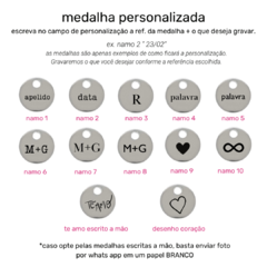 Pulseira DUE com Medalha Personalizada na internet