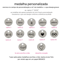 Pulseira DUE com Medalha Personalizada na internet