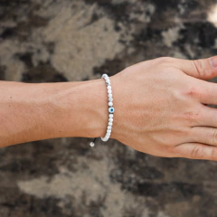 Pulseira Olho Grego White