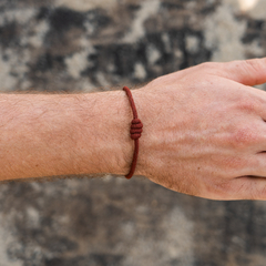 Pulseira Knot Chocolate