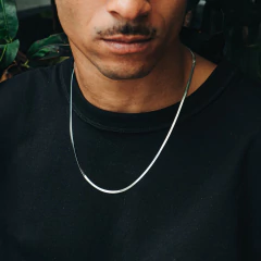 Colar Corrente Lisa na internet