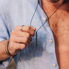 Colar Monolito Inox - loja online