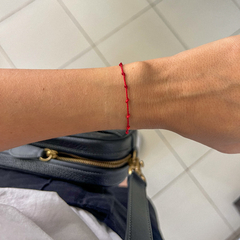 Pulseira Vermelha 7 Nós - OLIPIPE