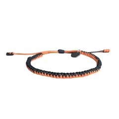 Pulseira Shrimp (Preta e Laranja)