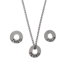 Colar RINGS ( Gravação Personalizada )
