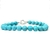 PULSERA FLORENTINO (Turquesa lisa) (Plata 925)
