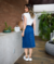 Saia Jeans Midi Evelyn - Thyoco Jeans