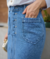 Saia Jeans Midi Evelyn - loja online