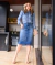 Saia Jeans Midi Salete - comprar online