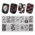 Placa de Carimbo de unhas – Caveira XL026
