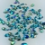 Pedraria de Unha, Sortidos Azul Claro – 100pcs