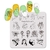 Placa de Carimbo de unhas – Rosto Linhas BEAUTY BIG BANG 036