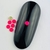 Pedraria de Unha, Chapinha Neon Rosa 2mm - 100pcs