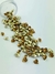 Pedraria de Unha, Coleção das Gringas, Coração Dourado 5mm - 10pcs