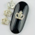 Pedrarias para Unhas, Metal Coroa Prata 5x7 - 1par - comprar online