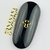 Pedrarias para Unhas, Metal Cruz Dourado 2x4 - 10pcs - comprar online