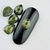 Pedraria de Unha, Gota Verde Glitter 6x8 - 10pcs