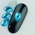 Pedraria de Unha, Gota Azul Claro 5x8 - 10pcs