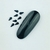 Pedraria de Unha, Micro Gotinha Preto - 100pcs