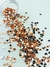 Pedraria de Unha, Coração Laranja 3mm - 50pcs - comprar online