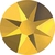 Pedraria de Unha, Cristal Hotfix Metallic Gold 5mm - 50pcs