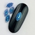 Pedraria de Unha, Navete Indian Azul Glitter AB 4x8 - 10pcs