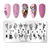 Placa de Carimbo de unhas – Animal Cubismo NICOLE DIARY 171