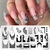 Placa de Carimbo de unhas – Francesinha Francesa NICOLE DIARY 278