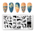 Placa de Carimbo de unhas – Arabesco NICOLE DIARY 091
