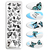 Placa de Carimbo de unhas – Borboleta NICOLE DIARY S04