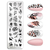 Placa de Carimbo de unhas – Animal Print NICOLE DIARY S14