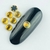 Pedraria de Unha, Olho de Gato, Dourado AB 4mm - 20pcs - comprar online