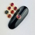 Pedraria de Unha, Olho de Gato, Vermelho AB 4mm - 20pcs - comprar online