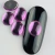 Pedraria de Unha, Oval Lua Vinho 6x8 - 10pcs