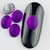 Pedraria de Unha, Oval Roxo Fosco 6x8 - 10pcs - comprar online