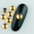 Pedraria de Unha, Pedra da Lua Champanhe 5mm – 10pcs