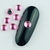 Pedraria de Unha, Pedra da Lua Rosa Claro 4mm – 10pcs