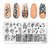 Placa de Carimbo de unhas – Animal Cobra PY-J039