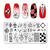 Placa de Carimbo de unhas – Barulho PY-J058
