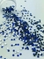 Pedraria de Unha, Micro Quadrado Azul Bic - 100pcs - comprar online